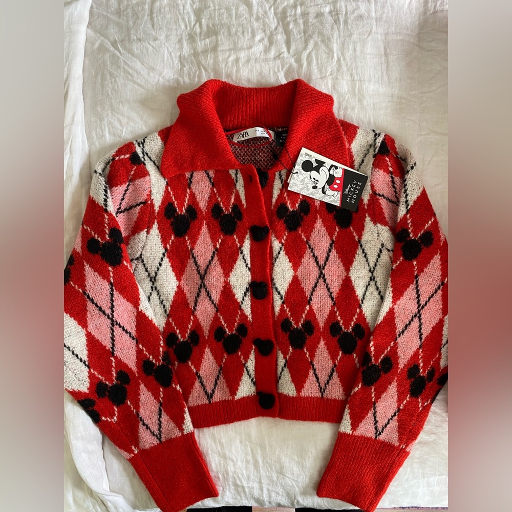 Zara Mickey Mouse Sweater